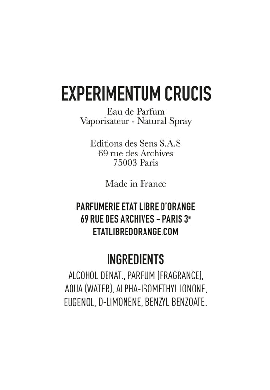 EXPERIMENTUM CRUCIS